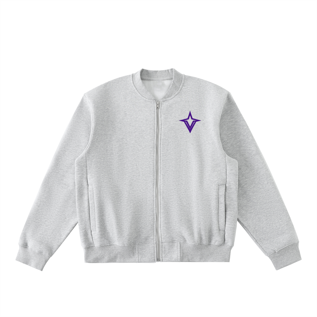 Starfall vengeance Zip-Up Fleeced Varsity Jacket