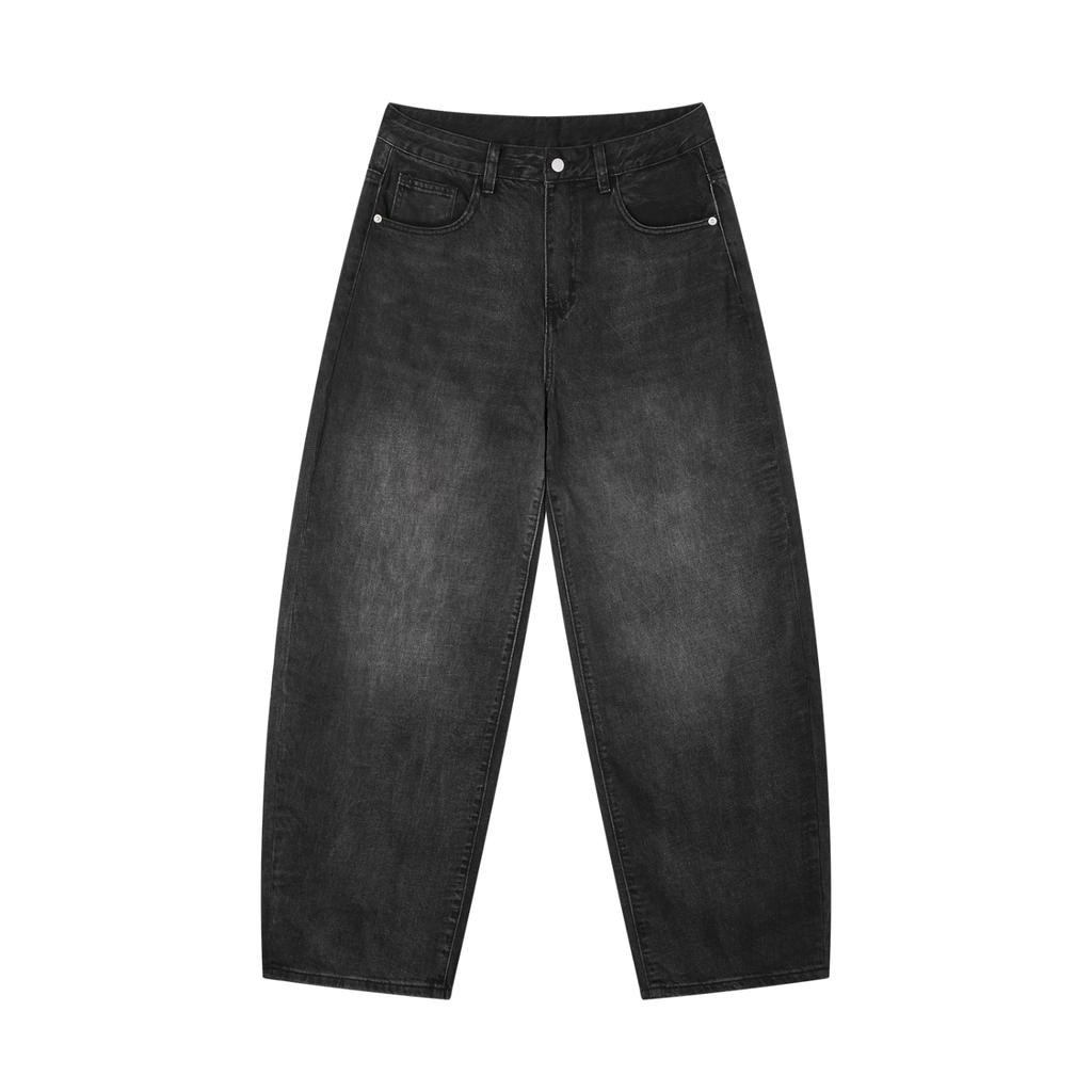 Starfall vengeance Men's Sunfade Vintage Wash Barrel Leg Jeans