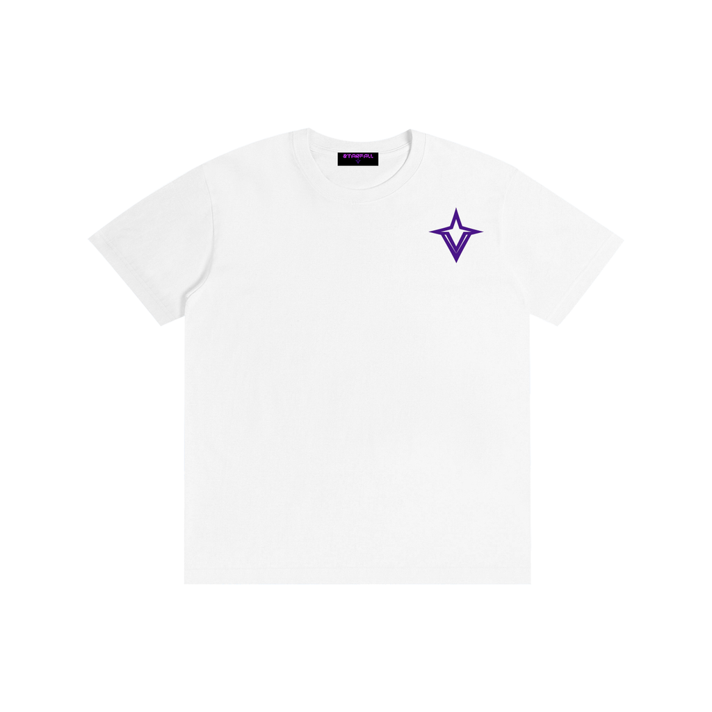 Starfall vengeance Pure Cotton Unisex T-Shirt- white