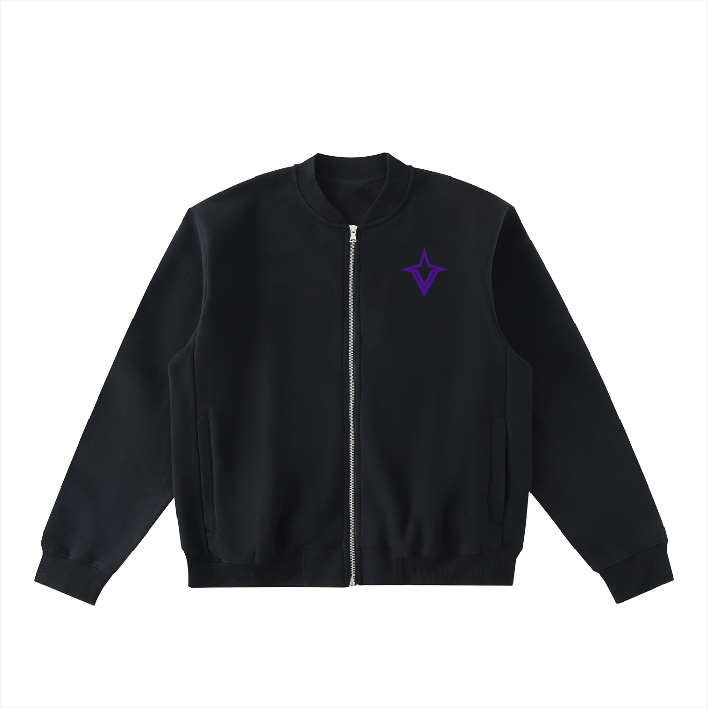 Starfall vengeance Zip-Up Fleeced Varsity Jacket
